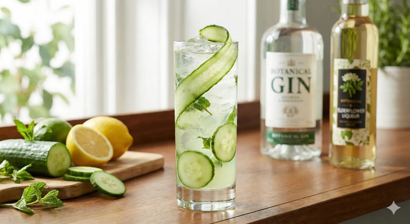 The Garden Collins cocktail